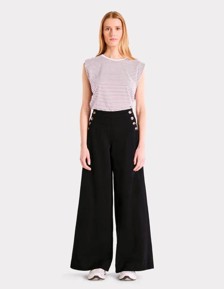 Celio pantalon extra large à bouton décoratifs -^Femme Pantalons