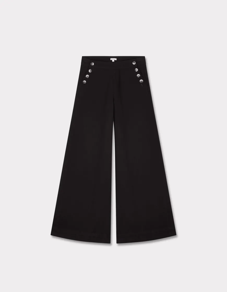Celio pantalon extra large à bouton décoratifs -^Femme Pantalons