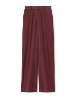 Celio Pantalon fluide coton lin - marron^Femme Les Tailleurs|Les Meilleures Ventes