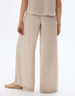 Celio Pantalon fluide satiné - beige^Femme Pantalons|Les Ensembles