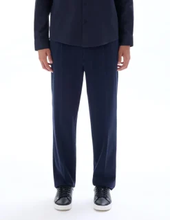 Celio Pantalon 24H loose stretch - marine^Homme Pantalons 24H|Pantalons Chinos