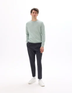 Celio Pantalon 24H seersucker - marine^Homme Pantalons