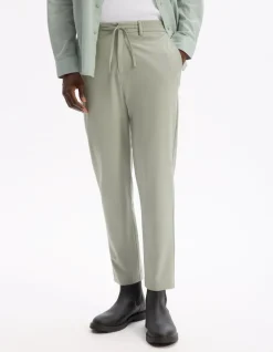 Celio Pantalon 24H stretch - vert^Homme Pantalons 24H|Pantalons