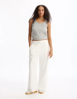 Celio Pantalon large -^Femme Pantalons