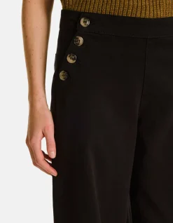 Celio pantalon large à bouton décoratifs -^Femme Pantalons