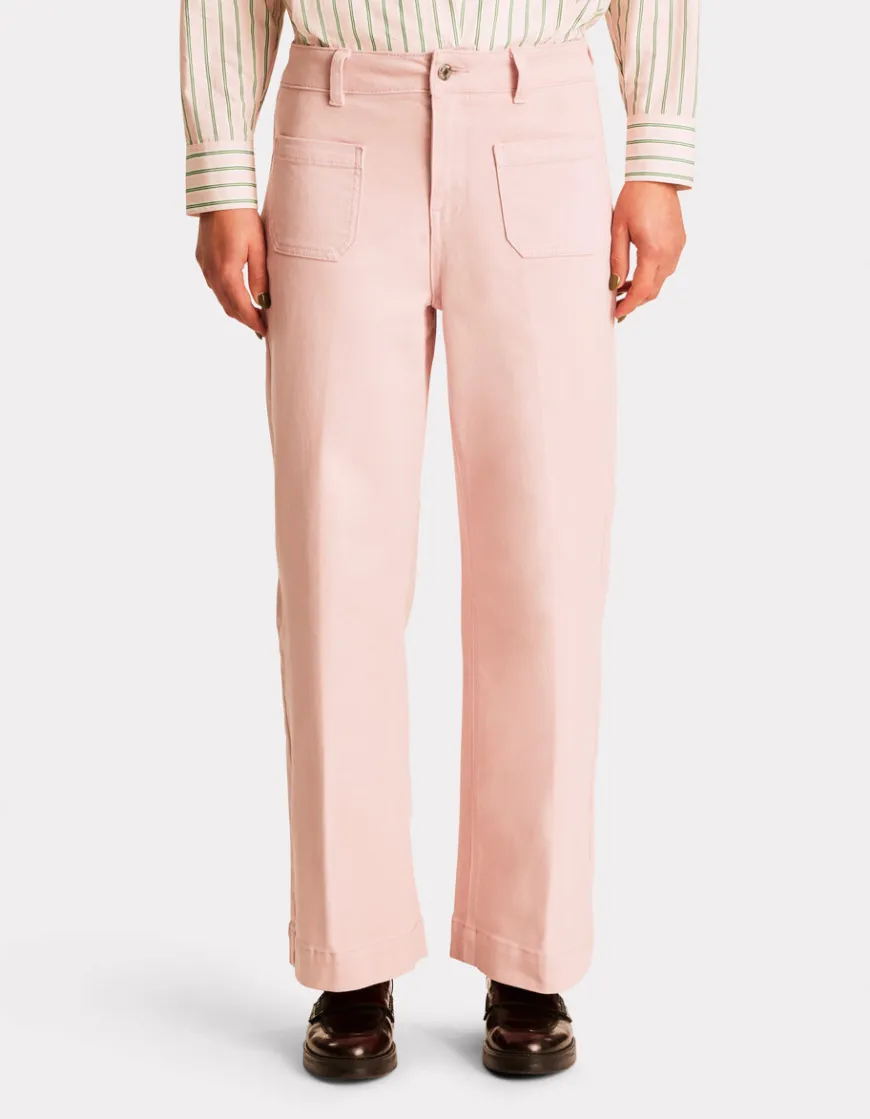 Celio Pantalon large - rose^Femme Pantalons