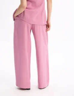 Celio Pantalon large - rose^Femme Les Tailleurs|Pantalons