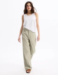 Celio Pantalon large -^Femme Pantalons