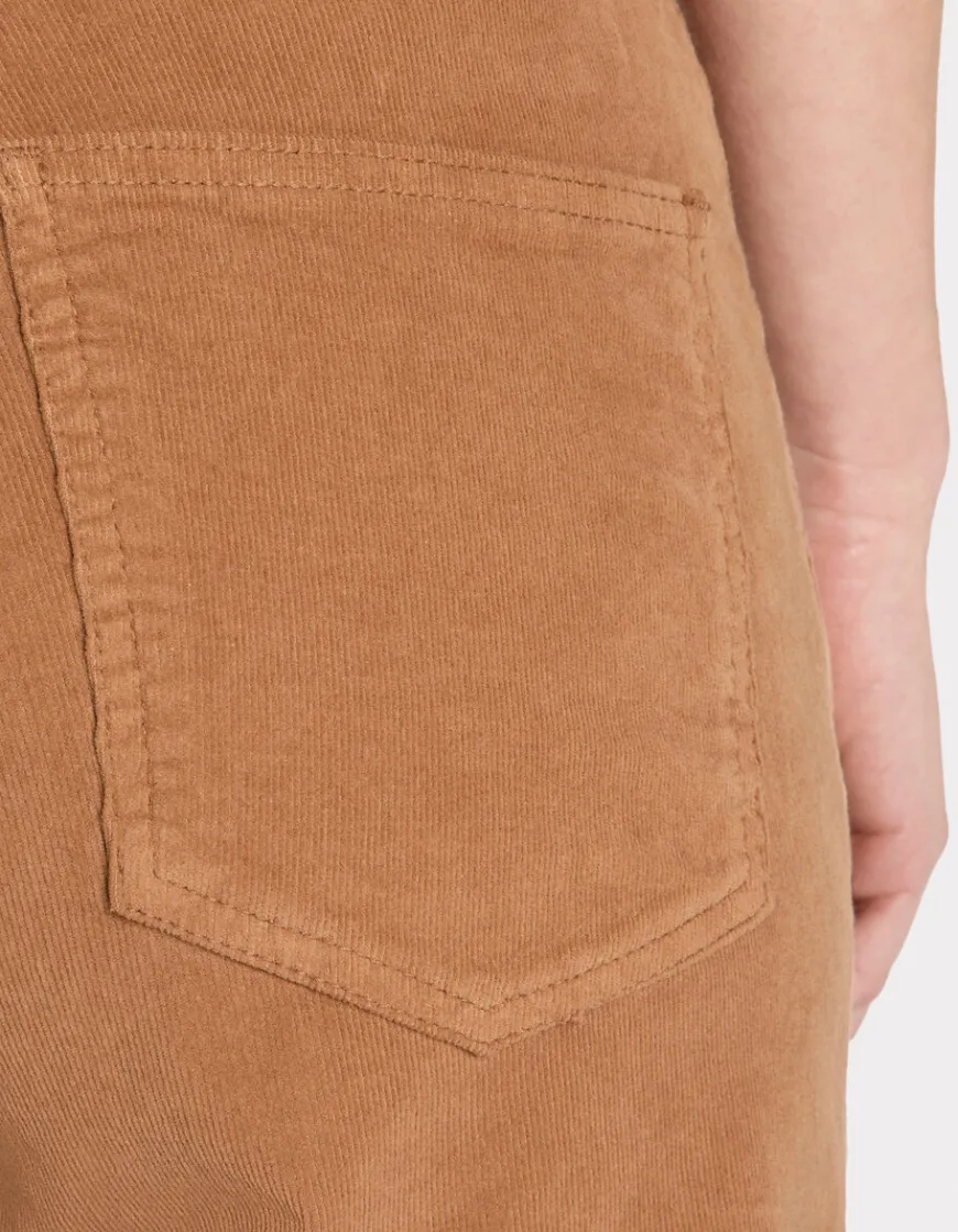 Celio Pantalon large en velours - marron^Femme Pantalons