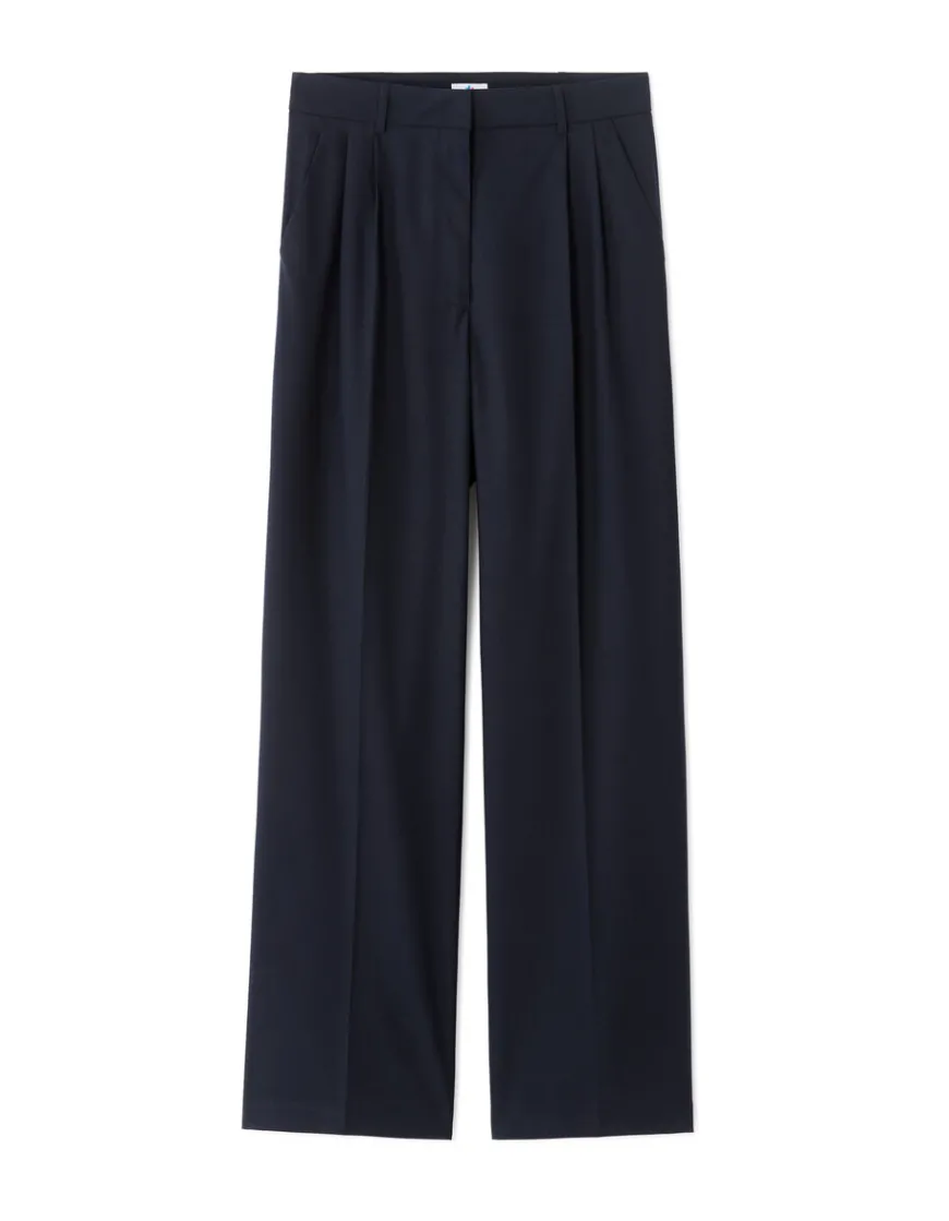 Celio Pantalon large habillé à plis -^Femme Les Tailleurs|Les Essentiels Aux Meilleurs Prix