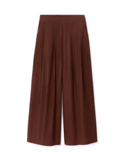 Celio Pantalon légé fluide - marron^Femme Pantalons