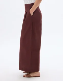 Celio Pantalon légé fluide - marron^Femme Pantalons