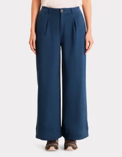Celio Pantalon long à pinces - bleu^Femme Pantalons