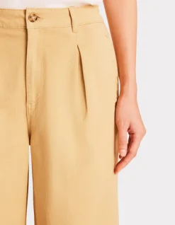 Celio Pantalon long à pinces - jaune^Femme Pantalons