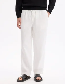 Celio Pantalon loose 100% lin -^Homme Pantalons En Lin|Pantalons