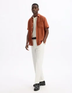 Celio Pantalon loose stretch - beige^Homme Pantalons 24H|Pantalons Chinos
