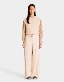 Celio Pantalon poches cargo à ceinture - beige^Femme Pantalons