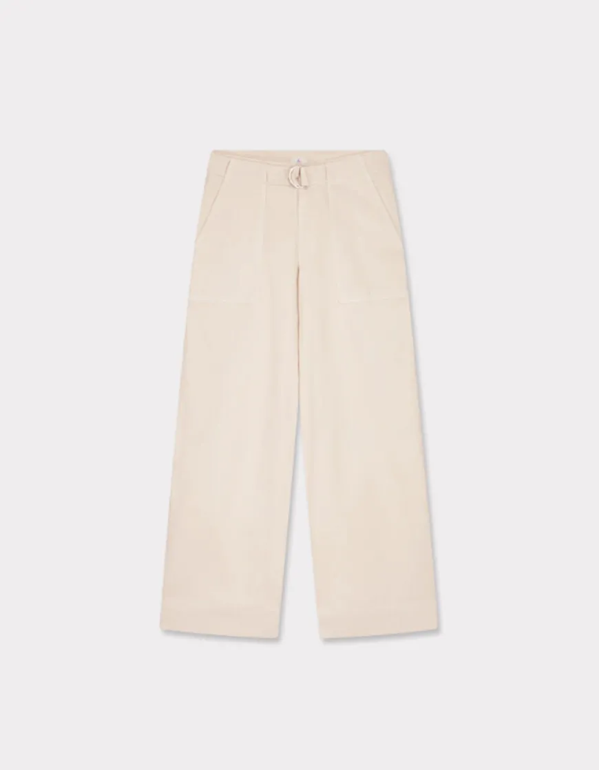 Celio Pantalon poches cargo à ceinture - beige^Femme Pantalons