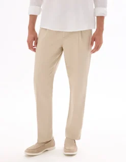 Celio Pantalon slim coton lin stretch -^Homme Pantalons En Lin|Pantalons