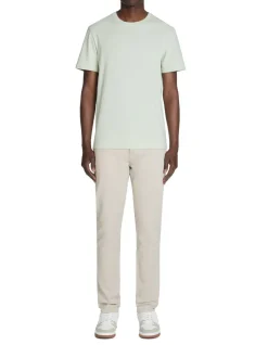 Celio Pantalon slim en coton stretch - gris^Homme Pantalons