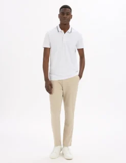 Celio Pantalon slim stretch - beige^Homme Pantalons Chinos|Pantalons