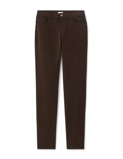 Celio Pantalon slim ultra-extensible - marron^Femme Pantalons
