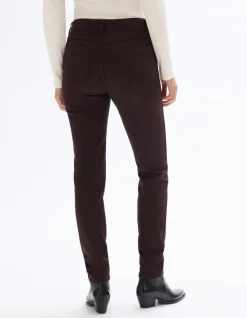 Celio Pantalon slim ultra-extensible - marron^Femme Pantalons