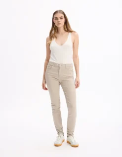 Celio Pantalon slim ultrastretch - beige^Femme Pantalons