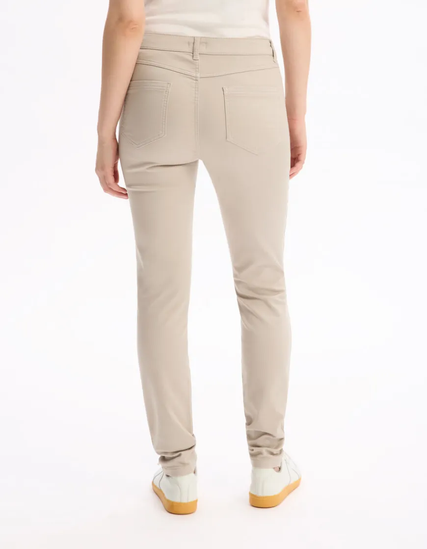 Celio Pantalon slim ultrastretch - beige^Femme Pantalons
