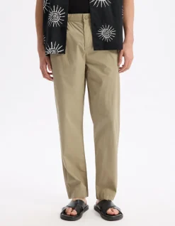 Celio Pantalon straight 100% coton -^Homme Pantalons