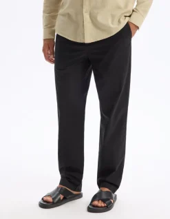 Celio Pantalon straight 100% coton -^Homme Pantalons