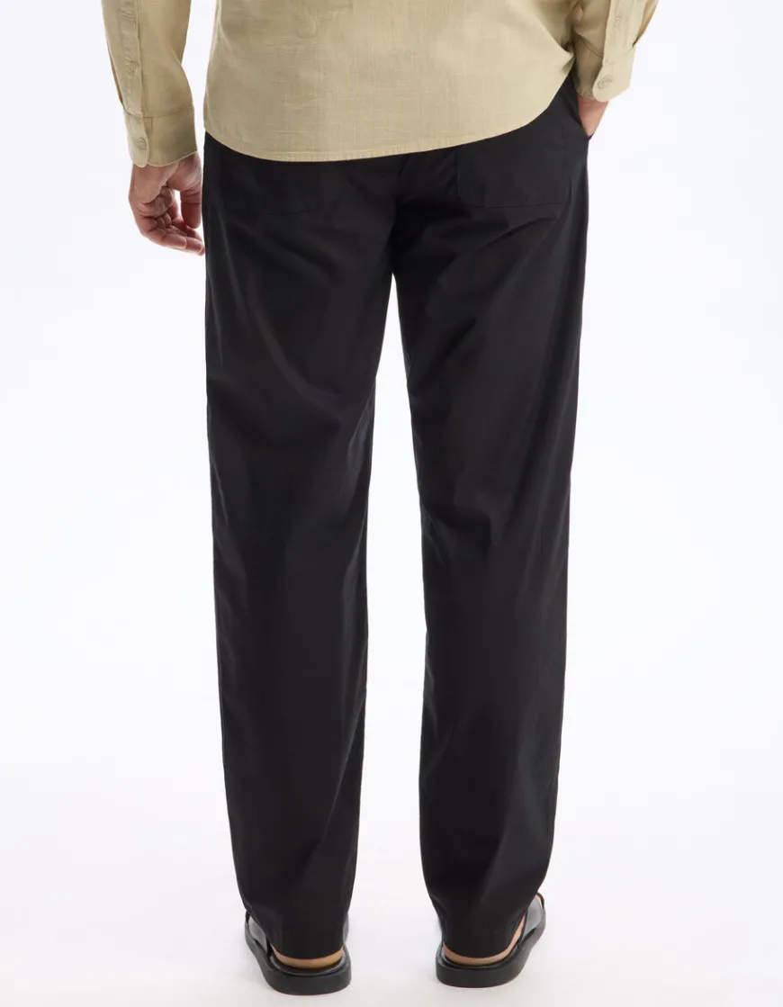 Celio Pantalon straight 100% coton -^Homme Pantalons