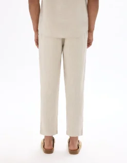 Celio Pantalon straight 100% lin 7/8ème -^Homme Pantalons En Lin|Pantalons