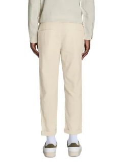 Celio Pantalon straight en lin et coton -^Homme Pantalons En Lin|Pantalons