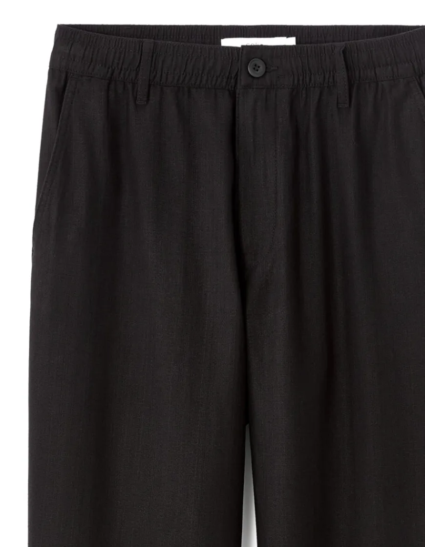 Celio Pantalon straight jacquard -^Homme Pantalons En Lin|Pantalons