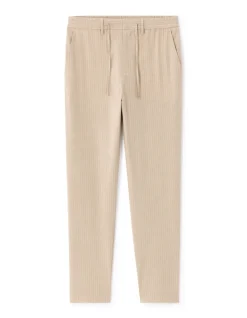 Celio Pantalon straight stretch - beige^Homme Pantalons 24H|Pantalons