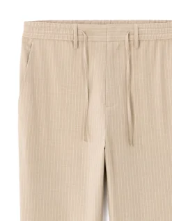 Celio Pantalon straight stretch - beige^Homme Pantalons 24H|Pantalons