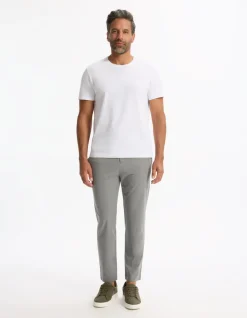 Celio Pantalon straight stretch - gris^Homme Pantalons 24H|Pantalons