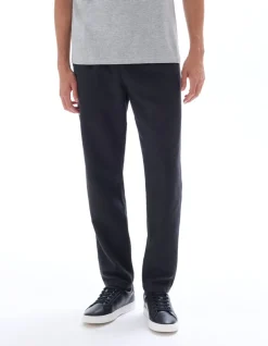Celio Pantalon straight texturé canvas 100% coton -^Homme Pantalons