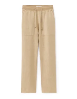 Celio Pantalon uni 100% lin -^Homme Pantalons En Lin|Pantalons