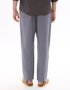 Celio Pantalon uni 100% lin - moyen^Homme Pantalons En Lin|Pantalons