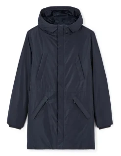 Celio Parka longue à capuche - marine^Homme Manteaux|Parkas