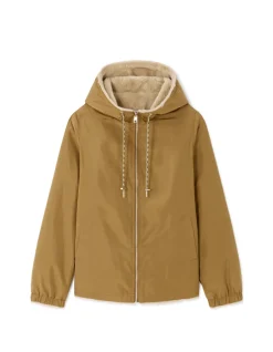 Celio Parka réversible avec intérieur duveteux - marron^Femme Manteaux