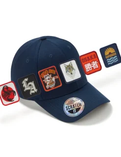 Celio Patch aigle - noir^Homme Casquettes