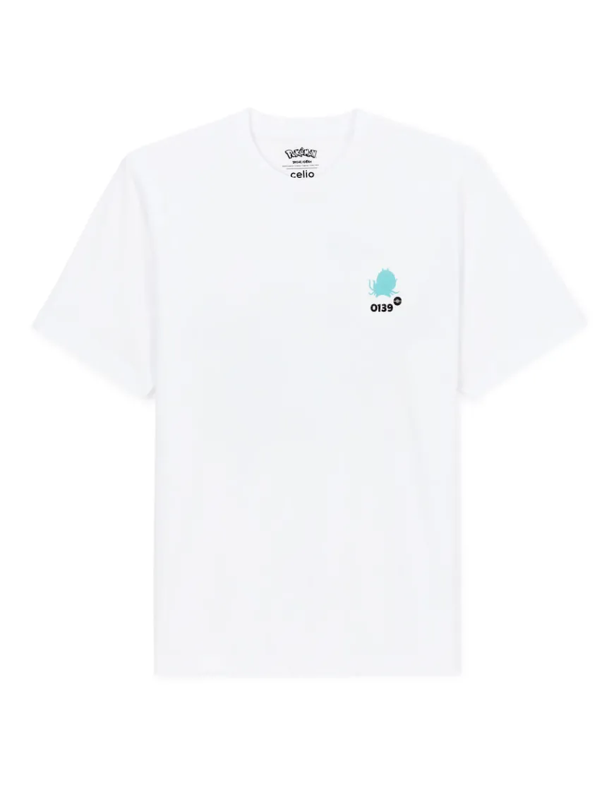 Celio Pokémon - T-shirt Amonistar^Homme Collabs|T-Shirts