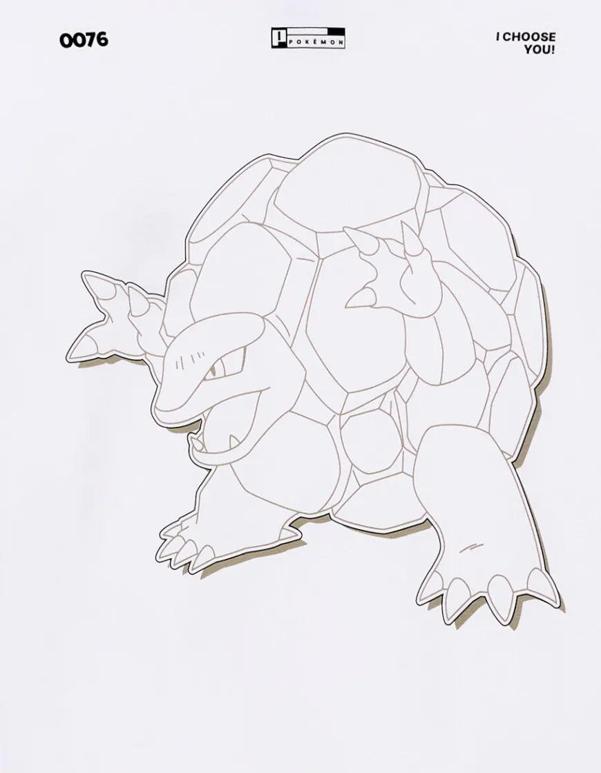 Celio Pokémon - T-shirt Grolem^Homme Collabs|T-Shirts