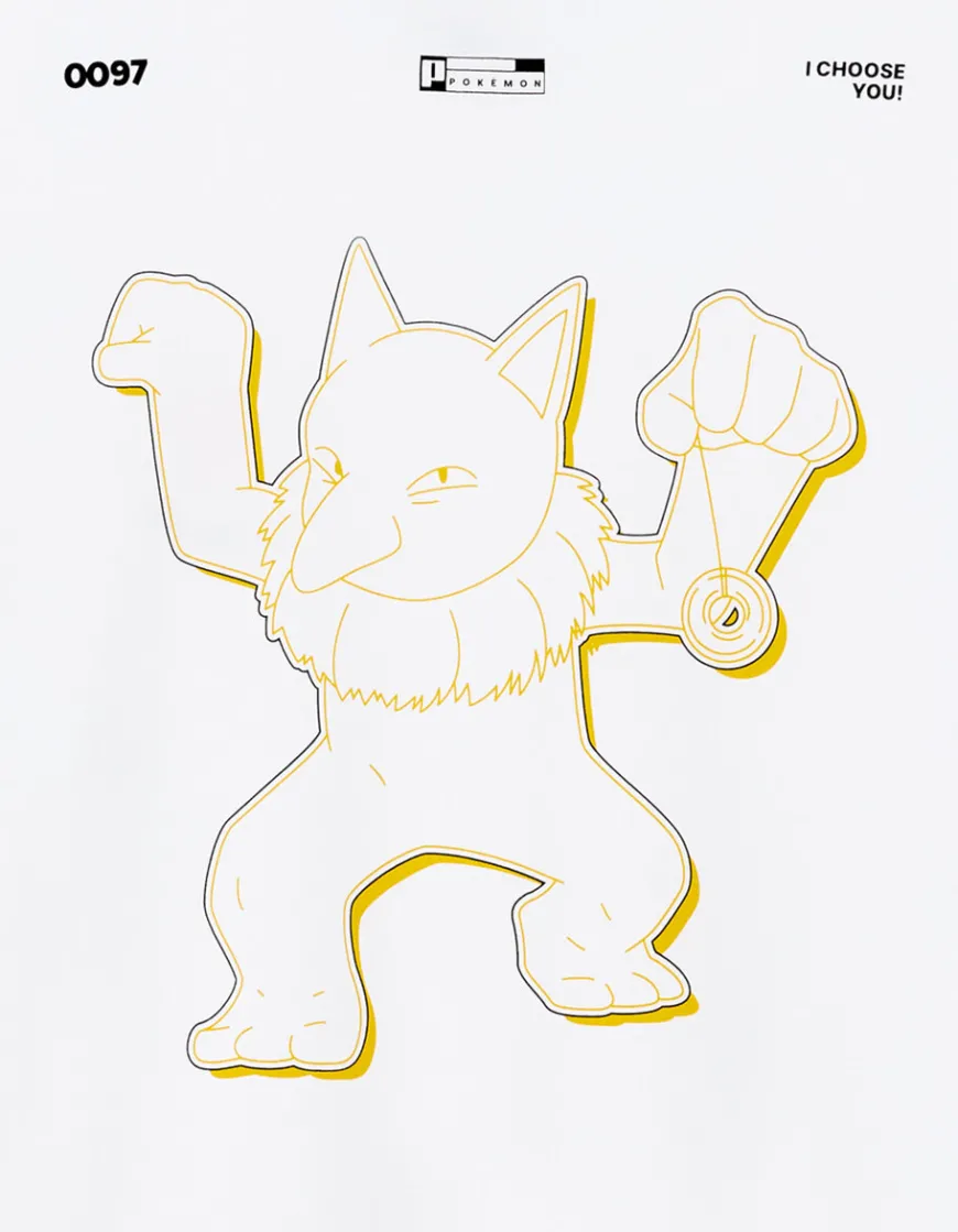 Celio Pokémon - T-shirt Hypnomade^Homme Collabs|T-Shirts