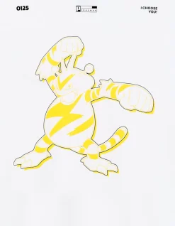 Celio Pokémon - T-shirt Élektek^Homme Collabs|T-Shirts