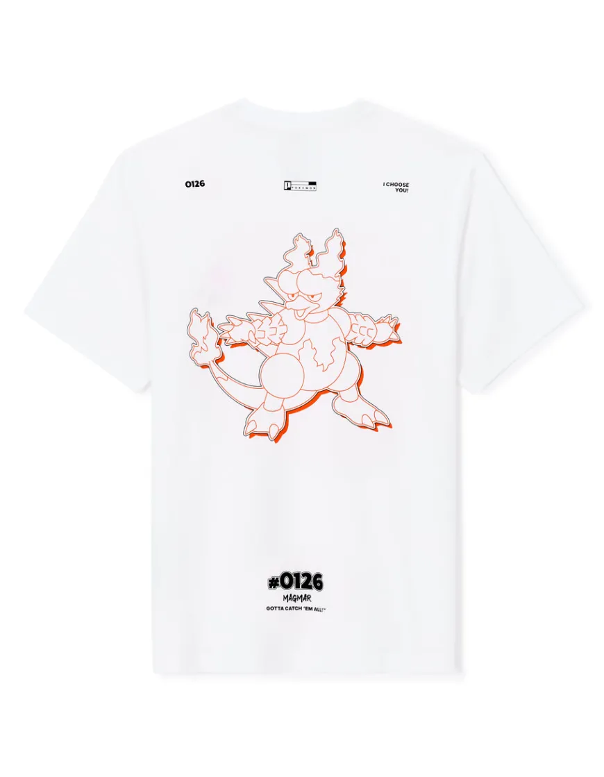 Celio Pokémon - T-shirt Magmar^Homme Collabs|T-Shirts