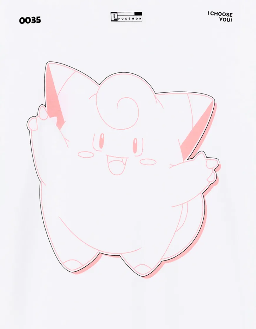 Celio Pokémon - T-shirt Mélofée^Homme Collabs|T-Shirts